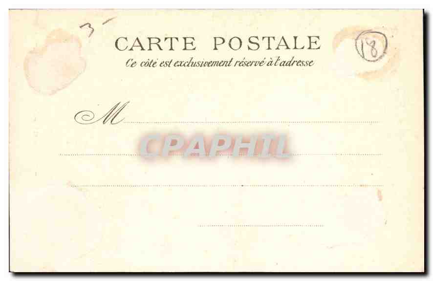 CPA Bourges Cathedrale Porte de la Sacristie  — Verso