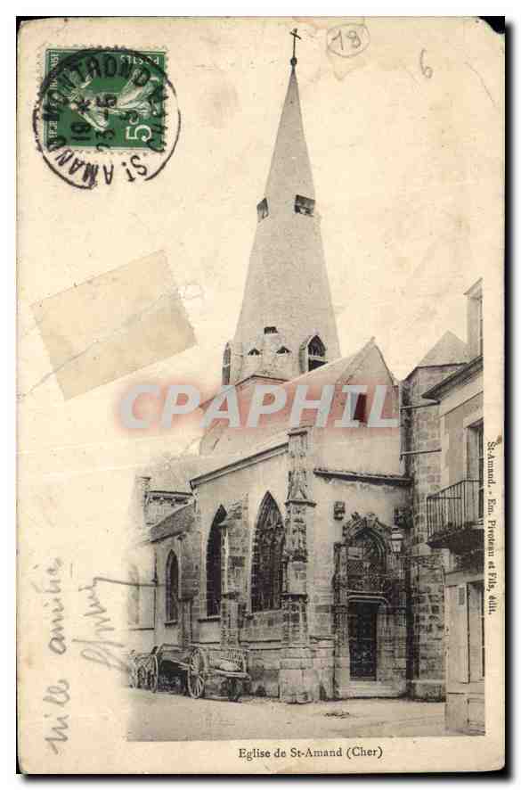 CPA Eglise de St Amand