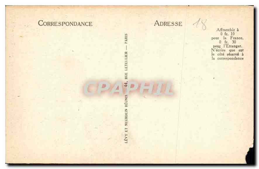 CPA Bourges La Cathedrale La Grande Tour  — Rückseite