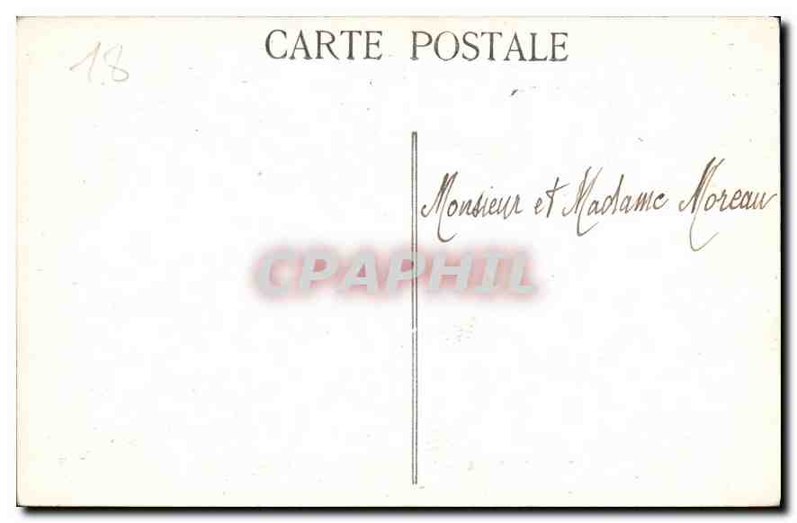 CPA Bourges La Cathedrale Les cing Portails  — Rückseite