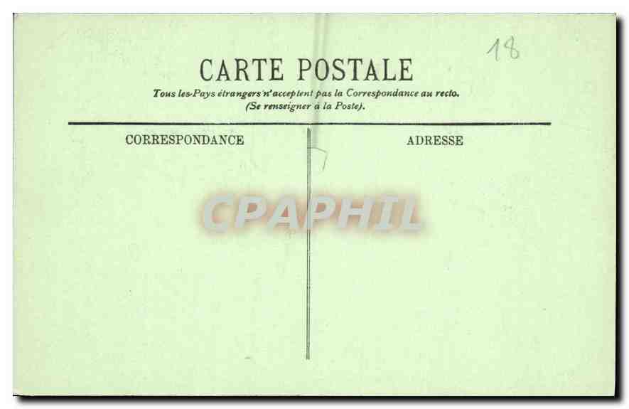 CPA Bourges Portail meridional de la Cathedrale  — Rückseite