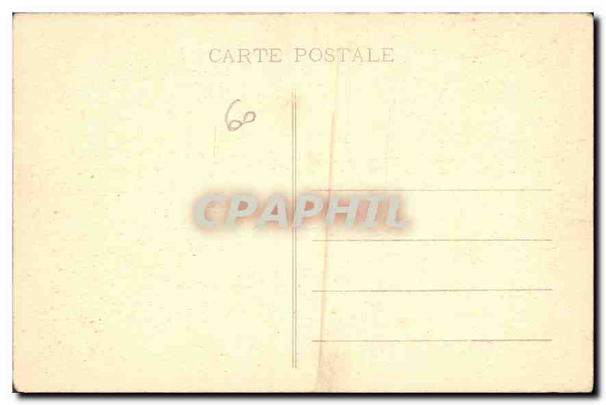 CPA Compiegne Le Chateau vu du Parc  — Rückseite