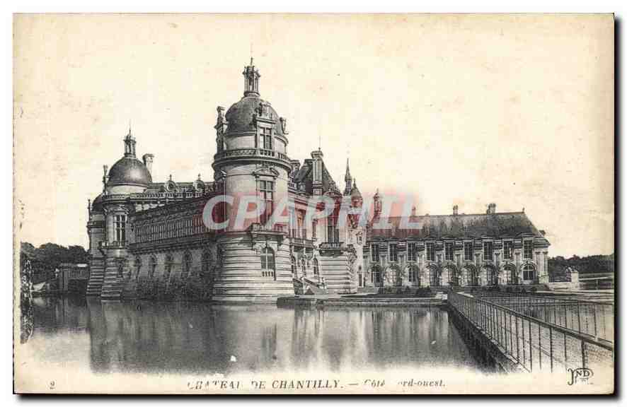 CPA Chateau de Chantilly 