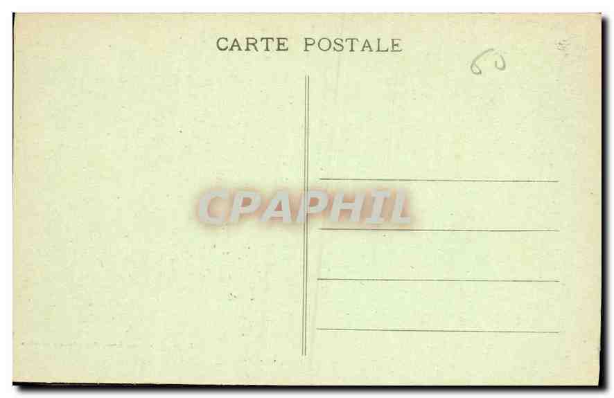 CPA Palais de Compiegne Le Salle des Fetes  — Rückseite