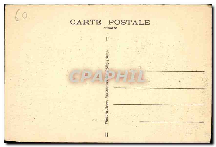 CPA Chantilly Oise Un coin de la Nonette  — Rückseite