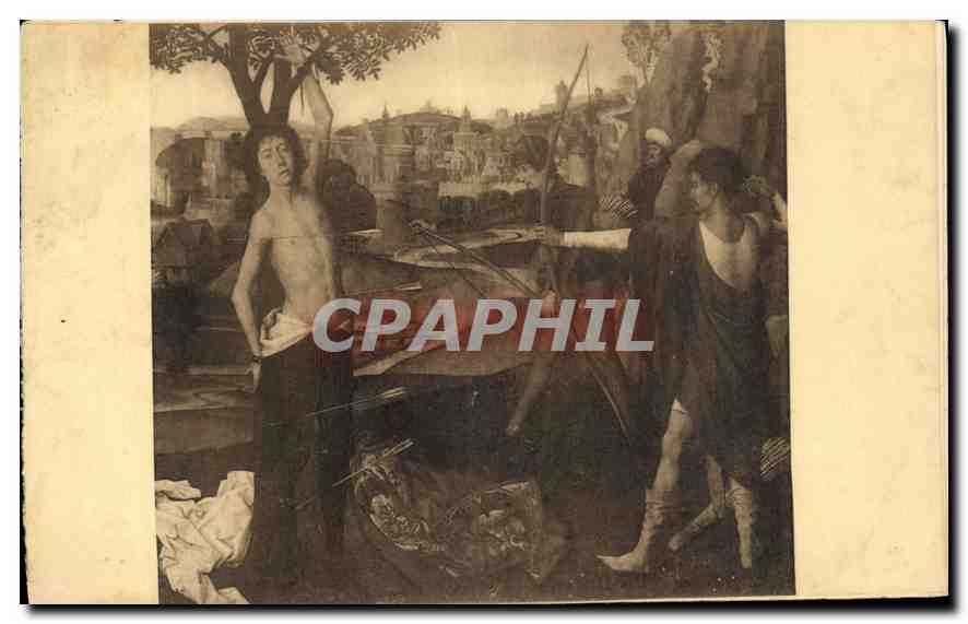 CPA H Memlinc 1430 1494 Le Martyre se St Sebastian 