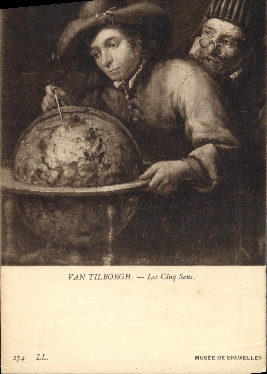 Die Fünf Sinne — Van Tilborgh — Museum Brüssel