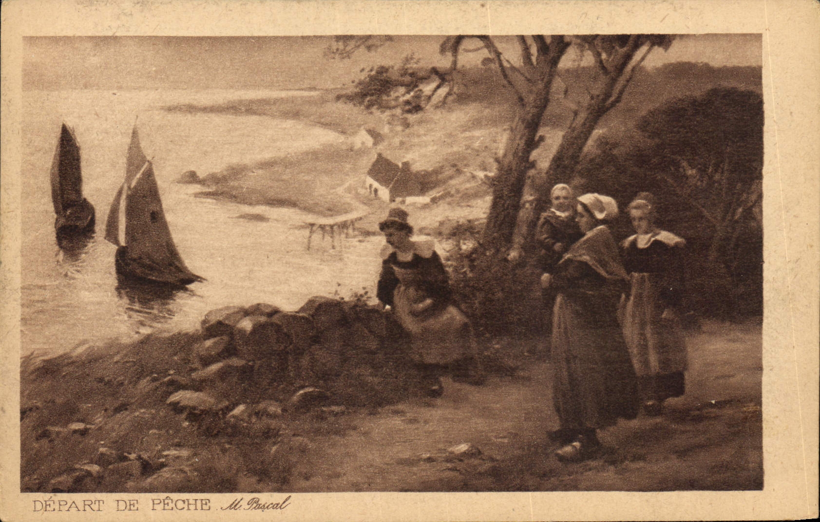 CPA Dapart de Peche 