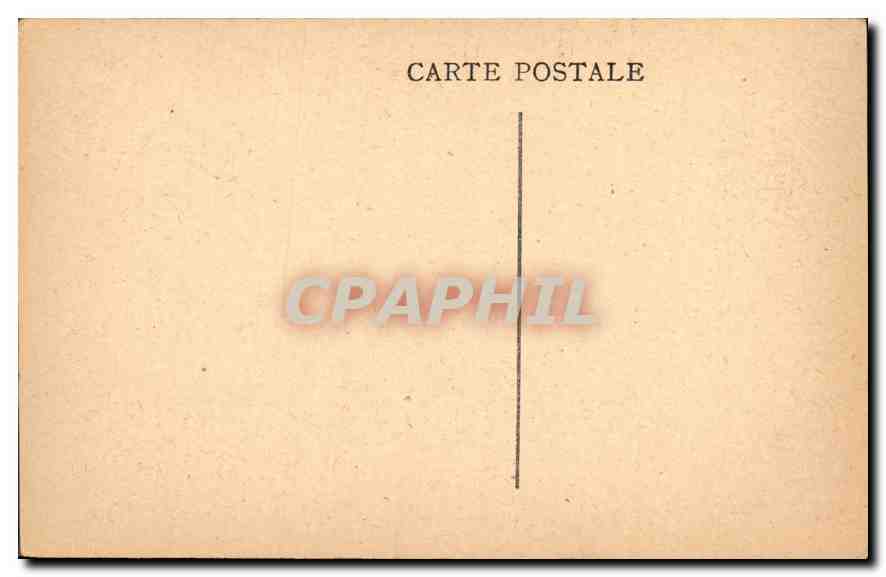 CPA Dapart de Peche  — Verso