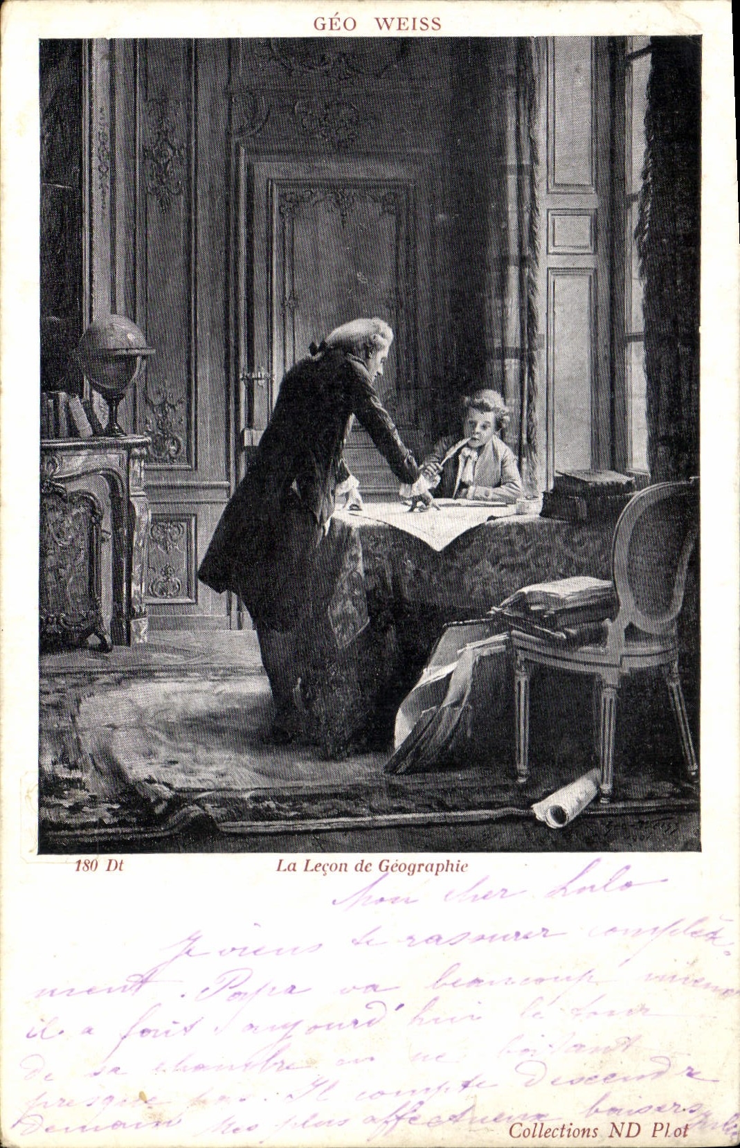 La Leçon de Géographie — Géo Weiss, n°180 Dt