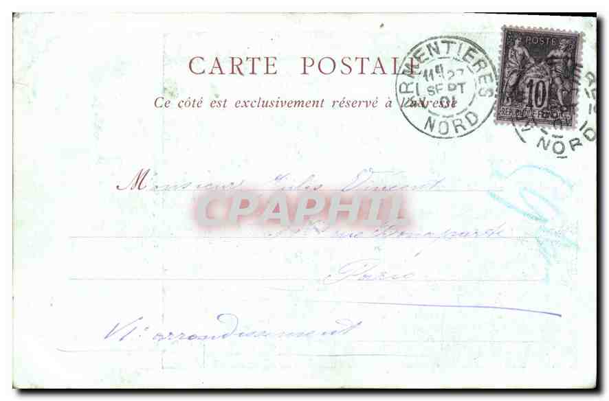 La Leçon de Géographie — Géo Weiss, n°180 Dt — Verso