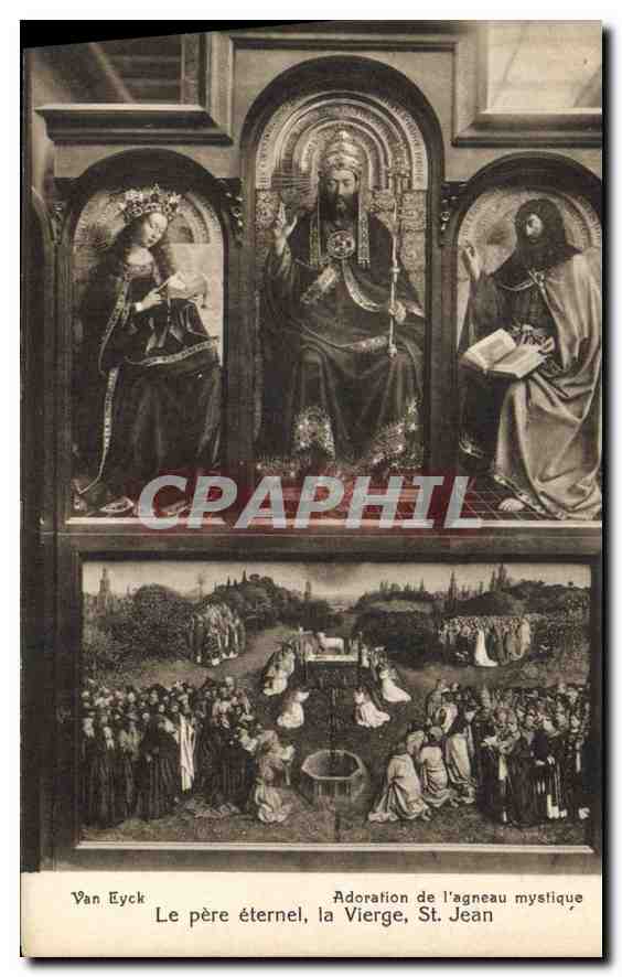 Van Eyck — Der Ewige Vater, die Jungfrau, St. Johannes — Anbetung des mystischen Lammes — Edition Guggenheim & Cie, Zürich