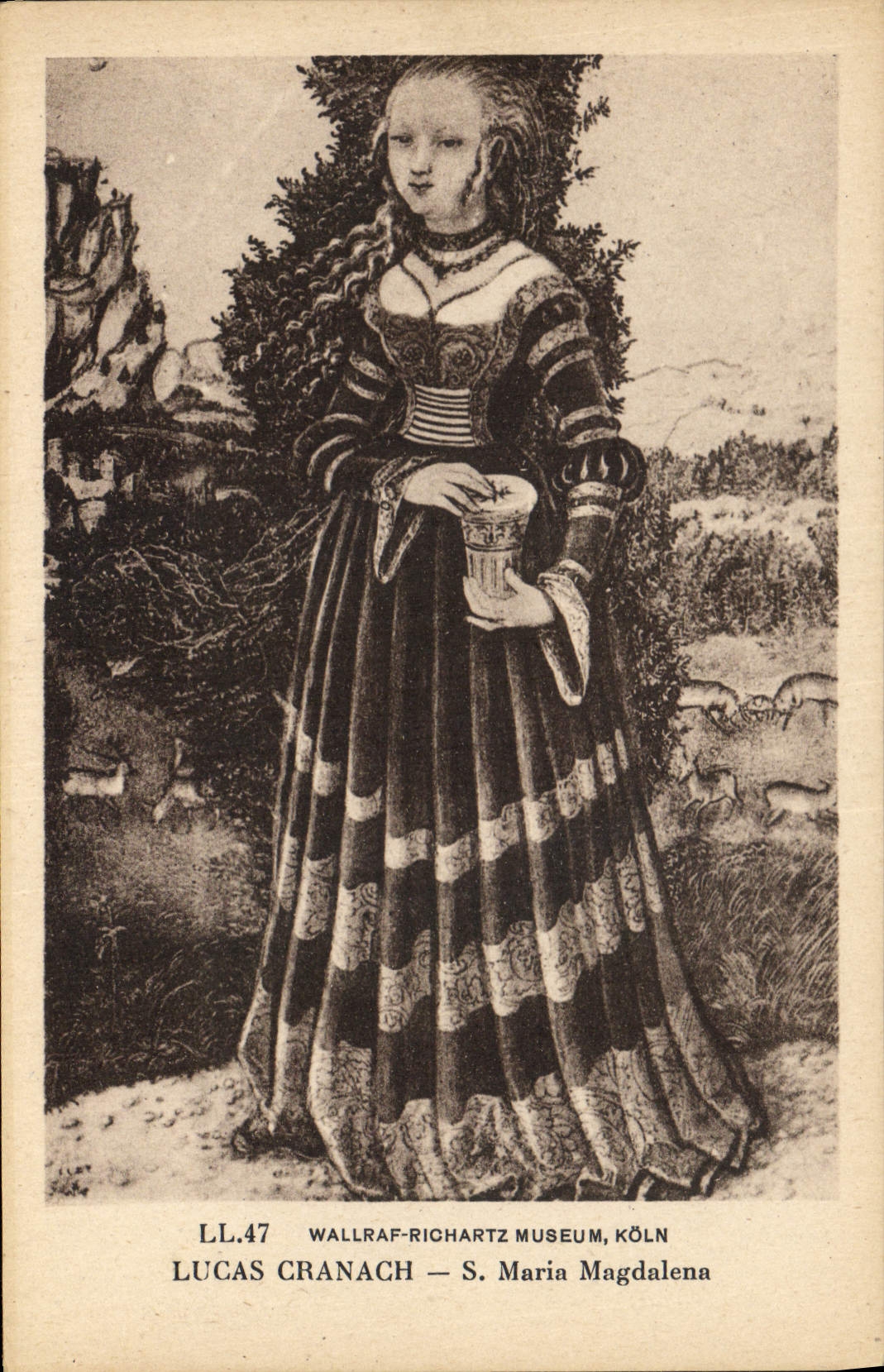 CPA Lucas Cranach S Maria Magdalena 