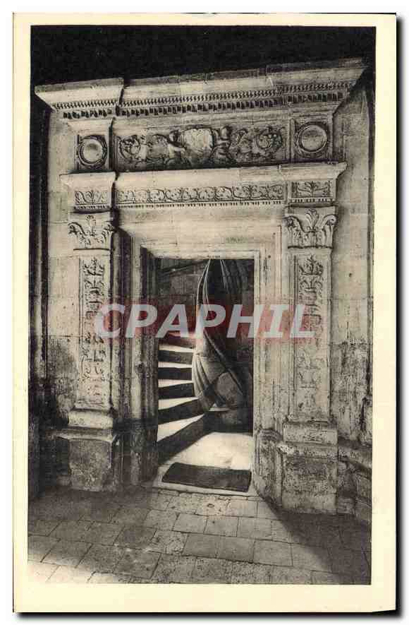 CPA Tours Cloitre de la Cathedrale Porte de l'Escaller 