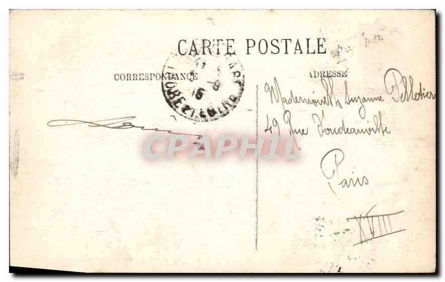 CPA Tours Le Pont Pierre sur la Loire  — Rückseite