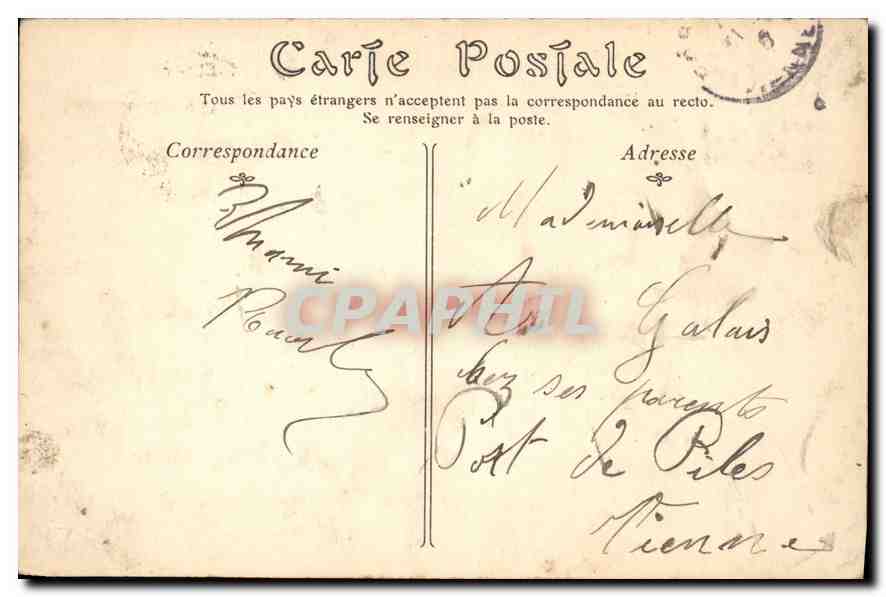 CPA Loches Vue Generale prise au sud est  — Rückseite