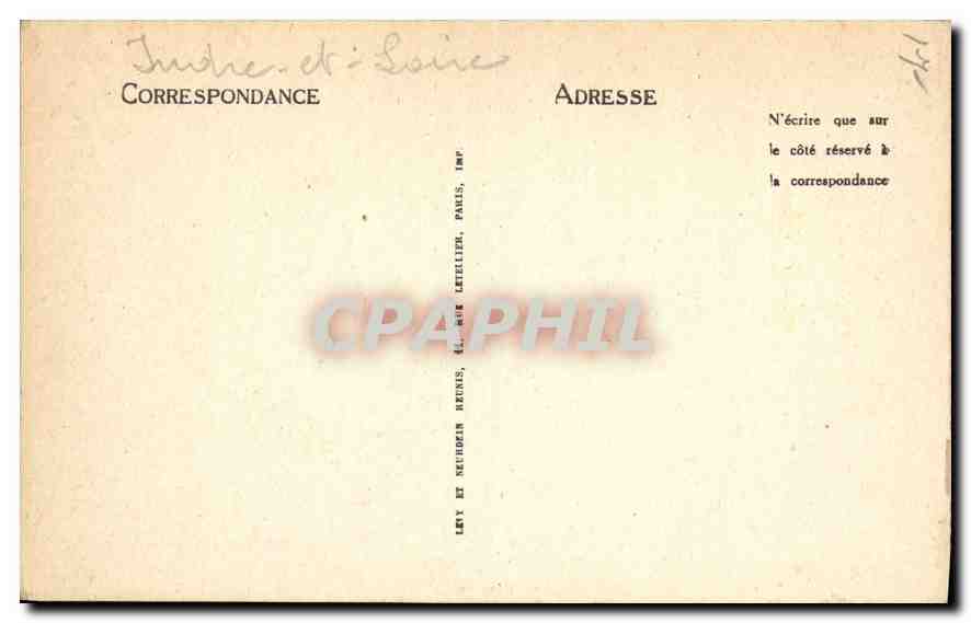 CPA Langeais Tapisserie Creation de la Femme  — Rückseite