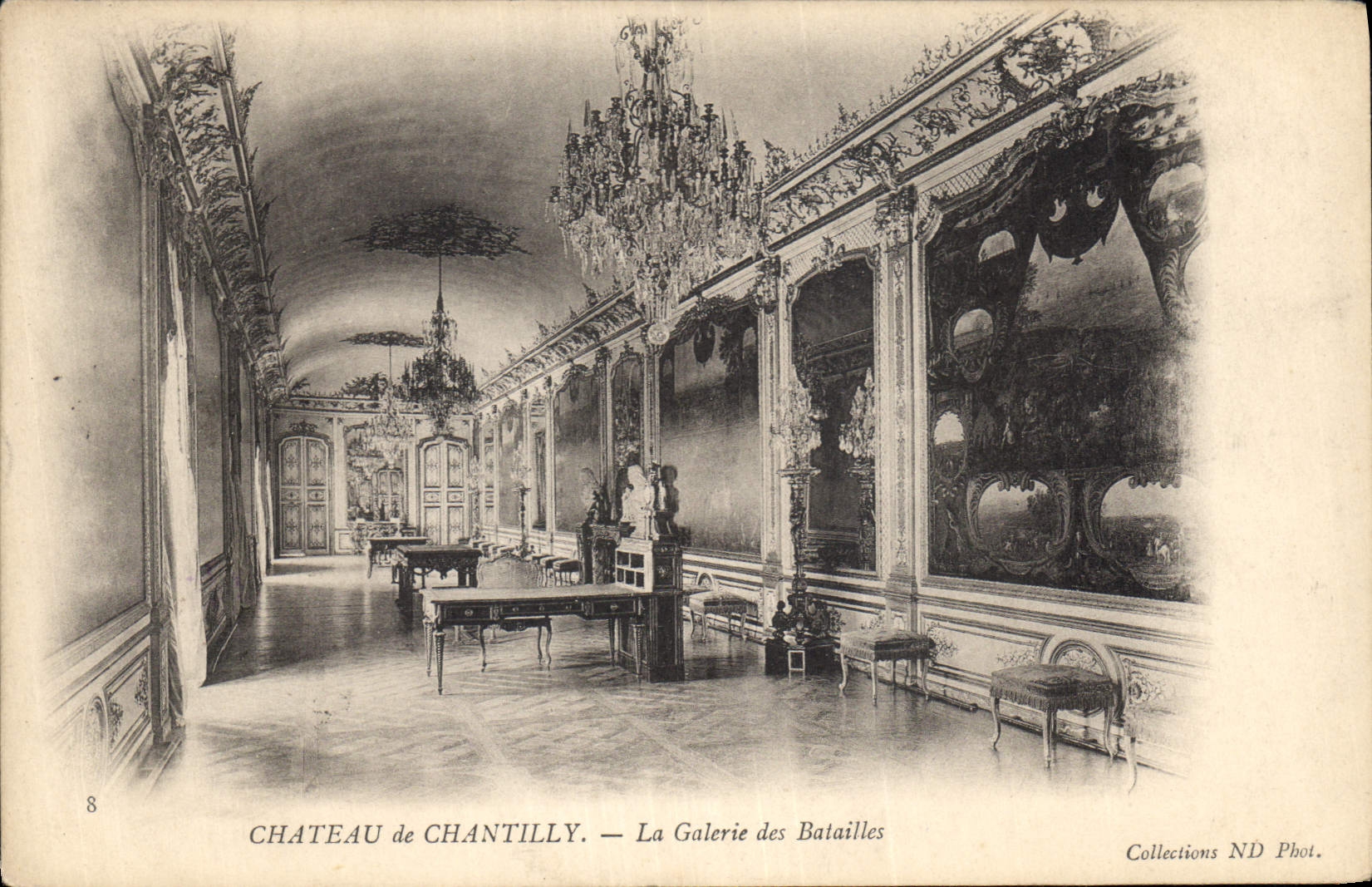 Château de Chantilly — La Galerie des Batailles — Collections ND Phot.