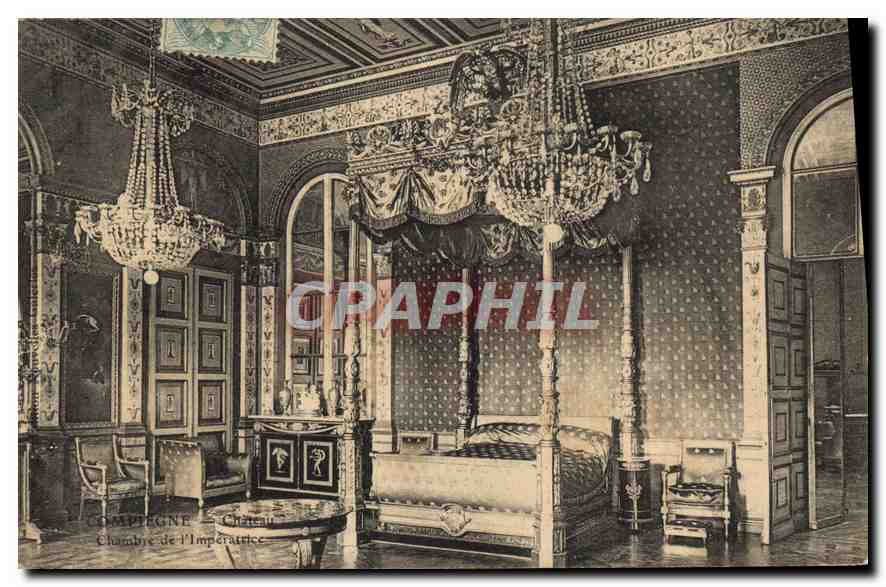 CPA Compiegne Chateau Chambre de l'Imperatrice 