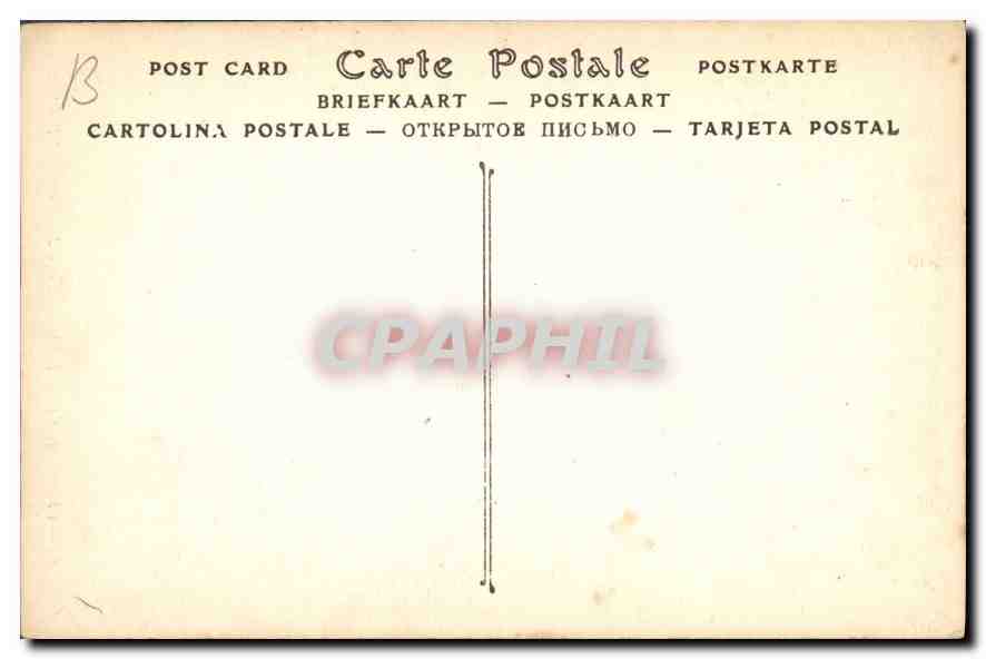 CPA Chateau de Chantilly Vase Japonais  — Verso