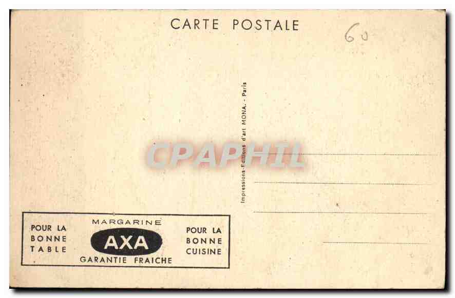 CPA Pierrefonds Le Chateau  — Rückseite
