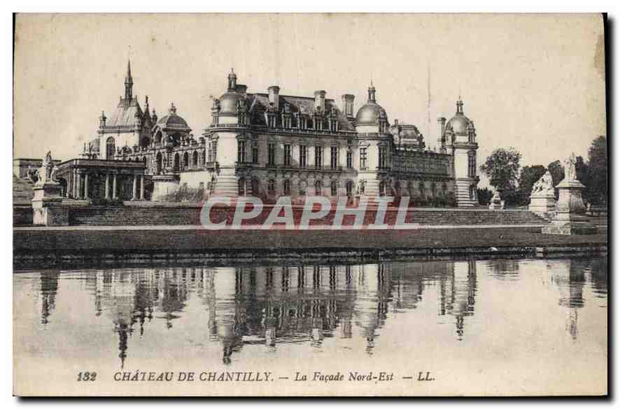 CPA Chateau de Chantilly La Facade Nord Est 