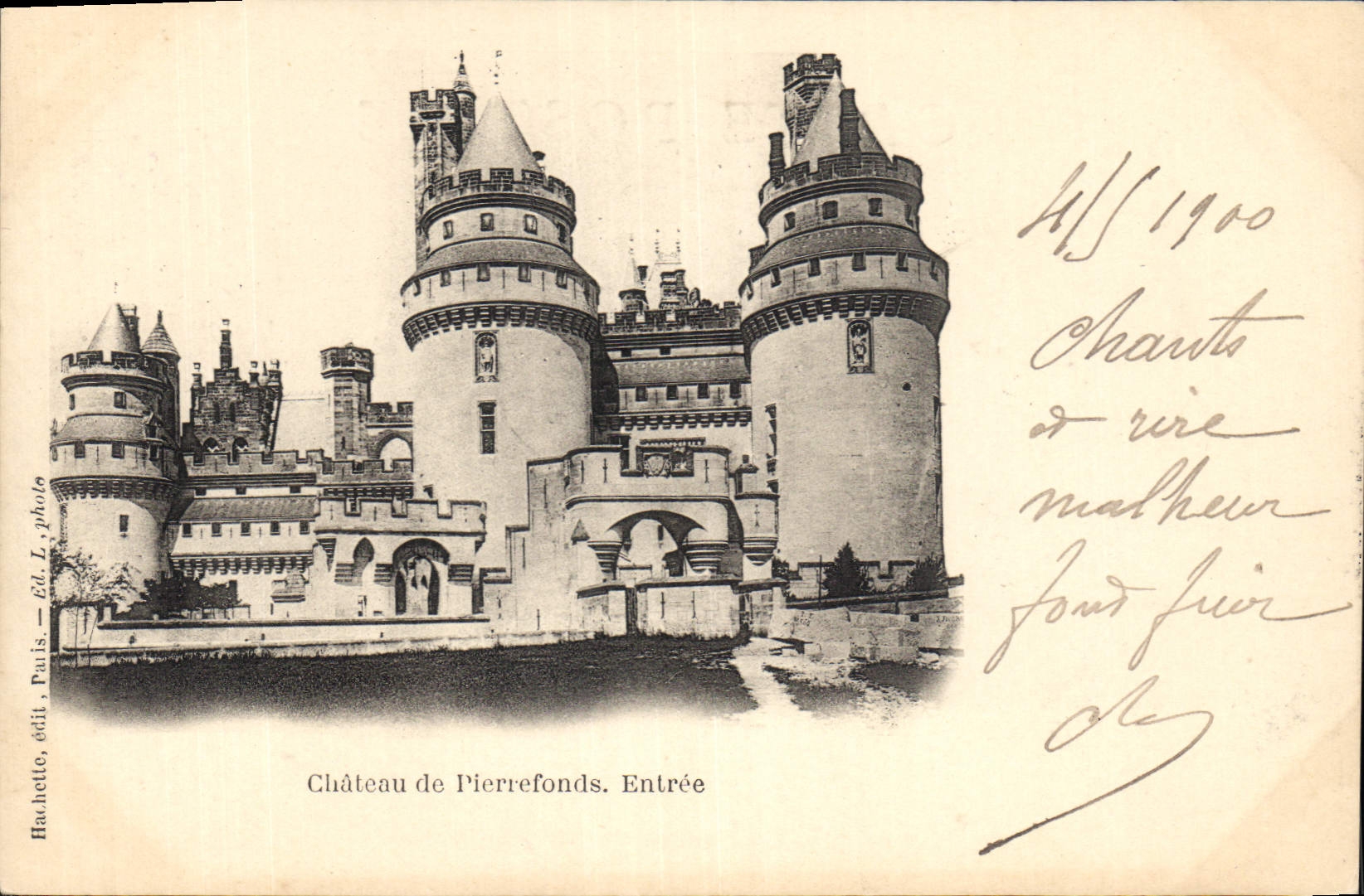 CPA Chateau de Pierrefonds Entree 