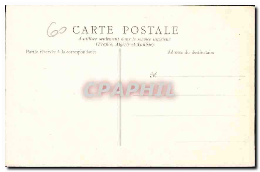 Château de Chantilly — La Tribune — B.F. Paris — Rückseite