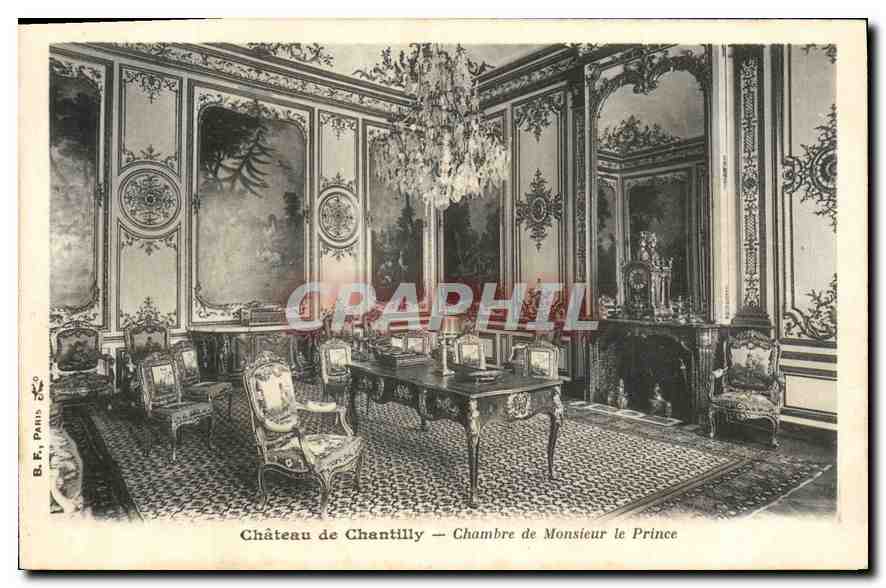 CPA Chateau de Chantilly Chambre de Monsieur le Prince 