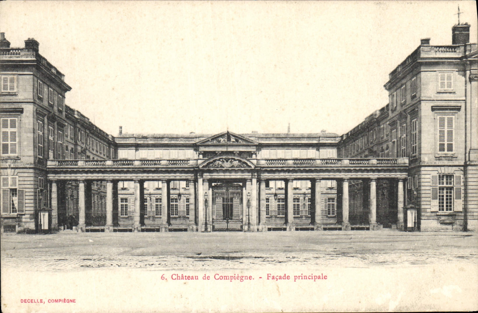 Château de Compiègne — Façade principale — Decelle, Compiègne, n°6