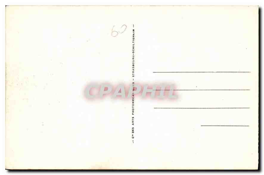 CPA Chantilly Vue generale prise de la route des Lions  — Verso