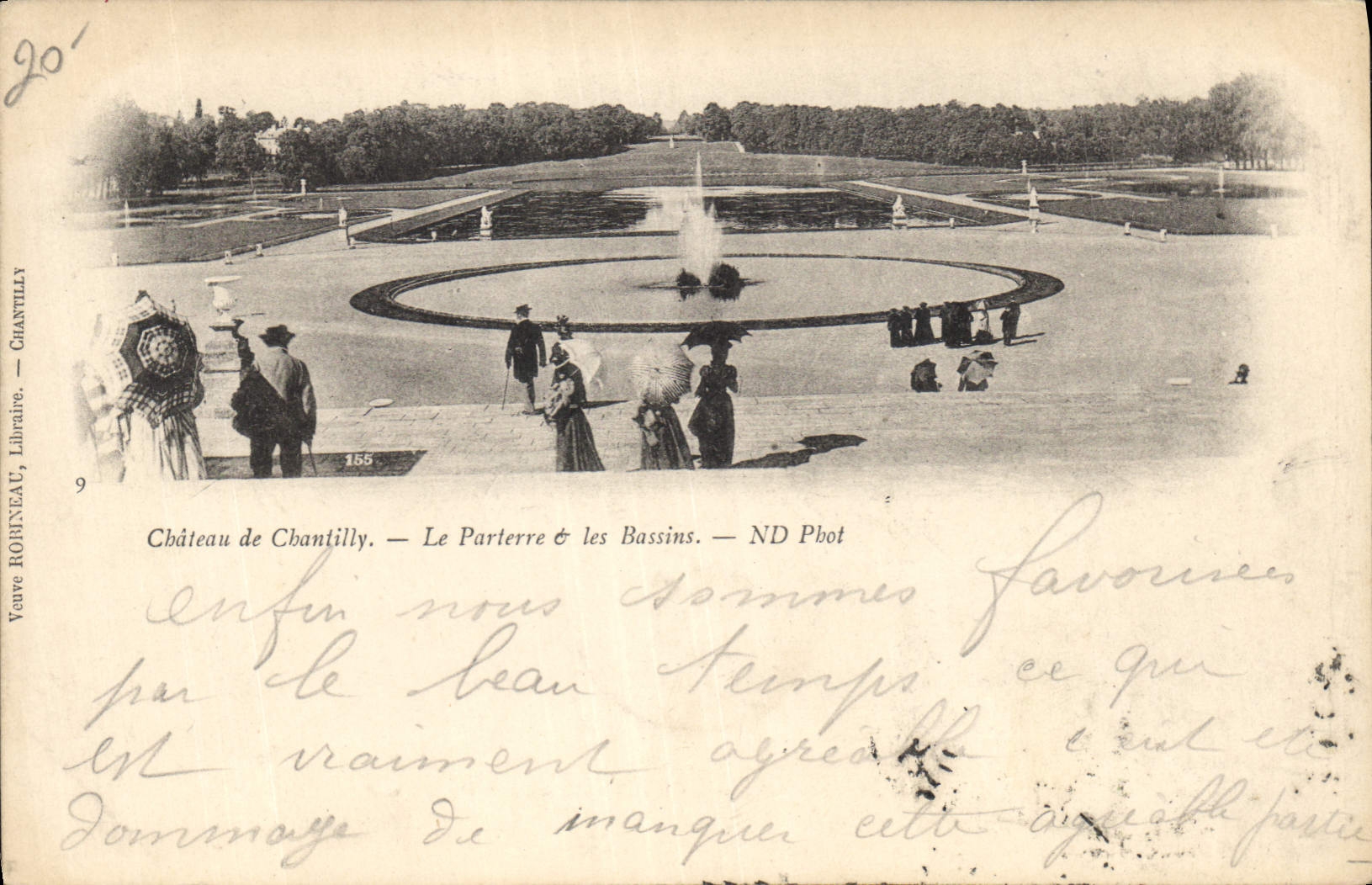 Château de Chantilly — Le Parterre & les Bassins — ND Phot