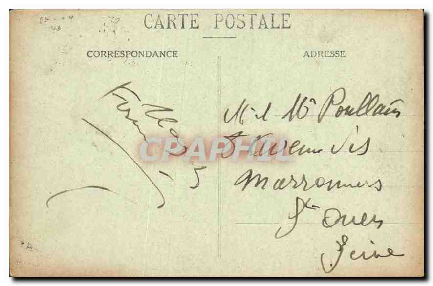 CPA Louis Benissant son petit fils  — Rückseite