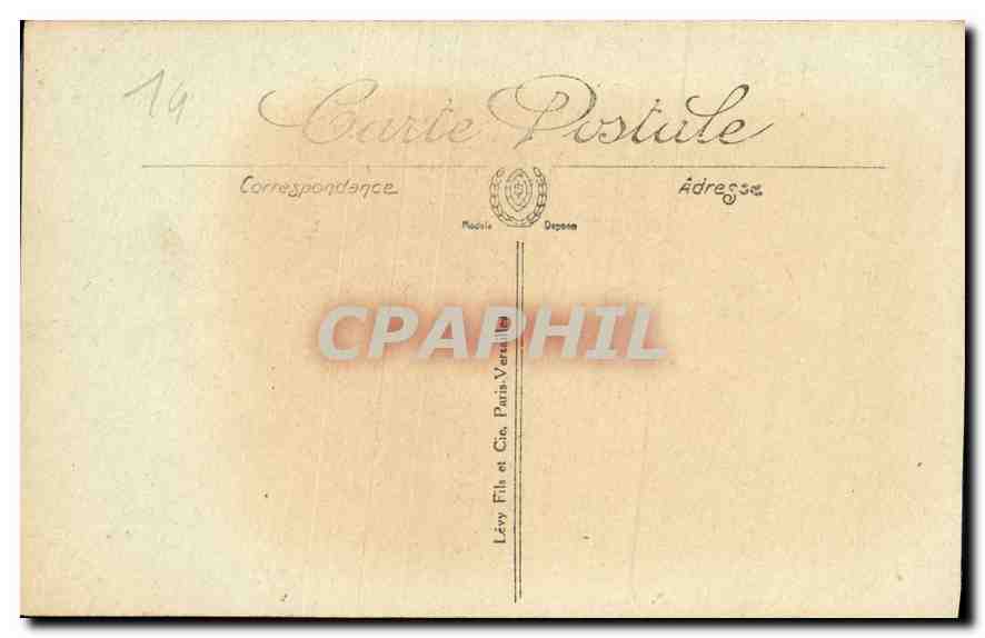 CPA Caen L'Eglise Saint Sauveur Le Portail  — Verso