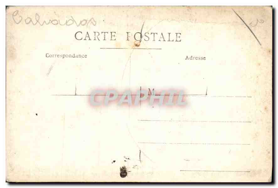 CPA Peinture — Verso