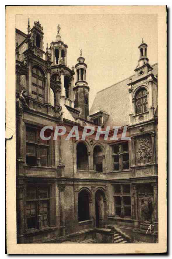 Hof des Hôtel d'Escoville — Caen — Verlag A. Froment