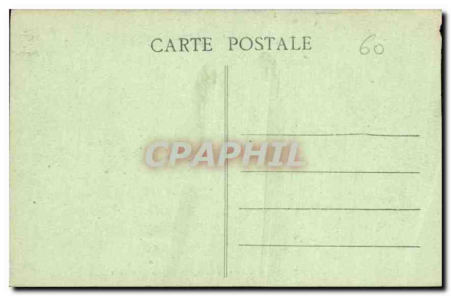 CPA Pierrefonds Salle des Feres dite Galerie des Preuses  — Verso