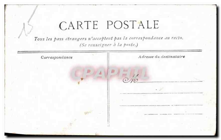 CPA Chantilly La Roise Blanche  — Verso