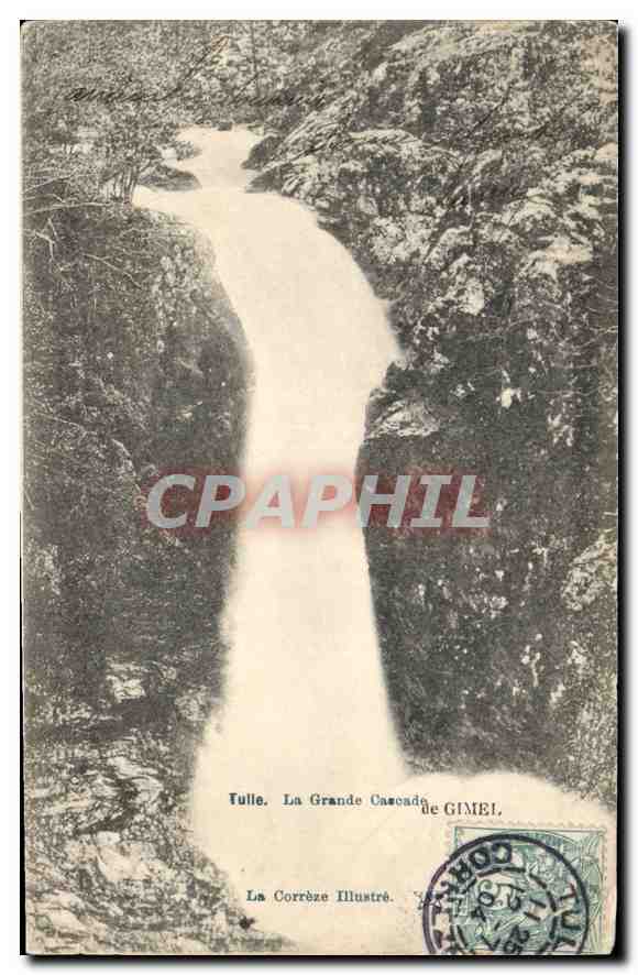 CPA Tulle La Grand Cascade de Gimel La Correze Illustre 