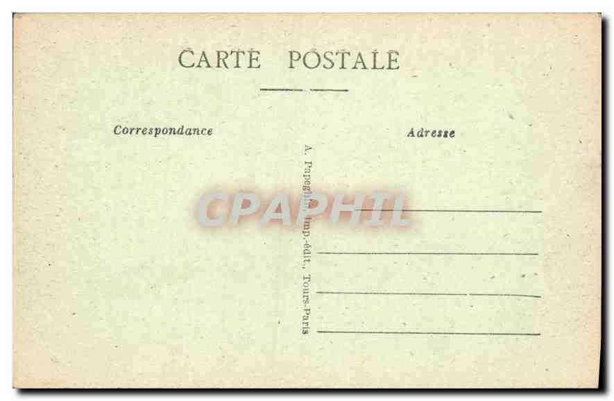 CPA Montresor Vue generale Cote Ouest  — Rückseite