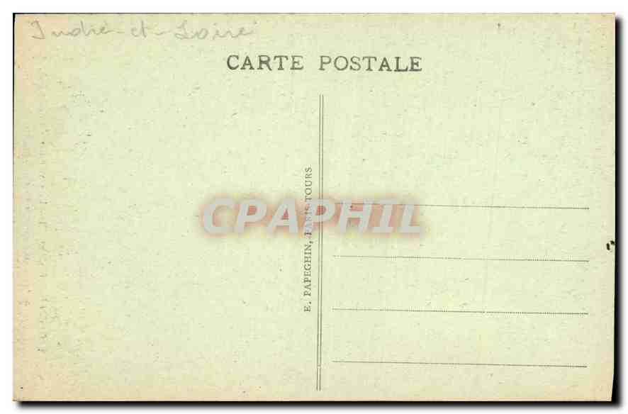 CPA Montresor Une vue sur l'Indrois  — Rückseite