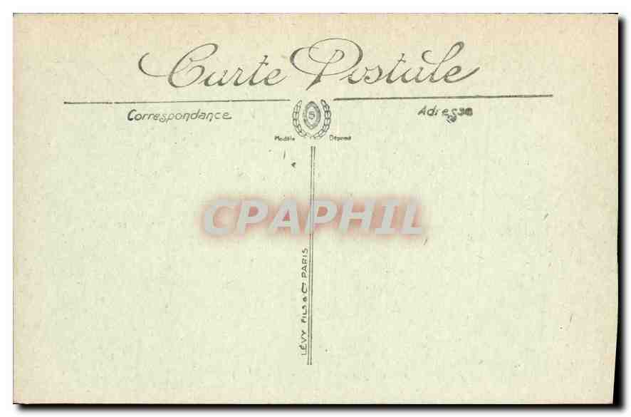CPA Chinon Le chateau du milieu — Rückseite