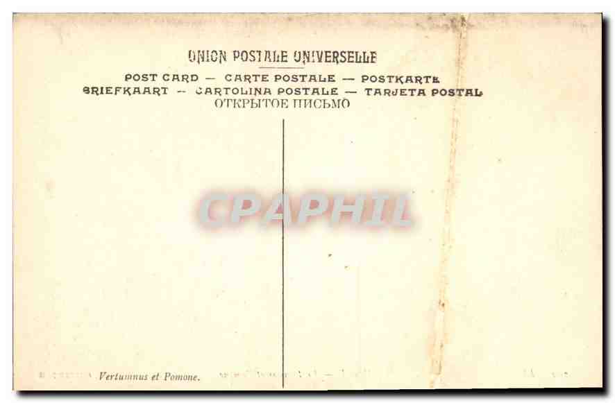 CPA Coltzius Henri Verlummus et Pamone  — Verso