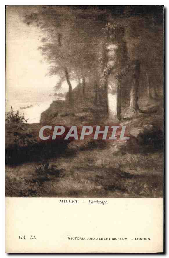 CPA Millet Landscape 