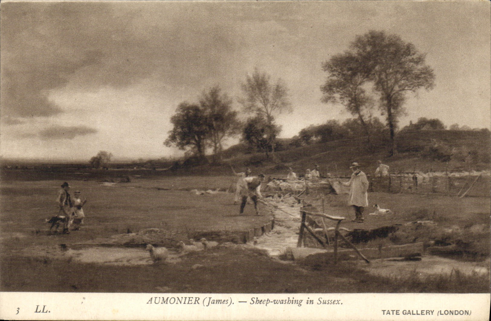 Sheep-washing in Sussex — Aumonier (James) — Tate Gallery (London)