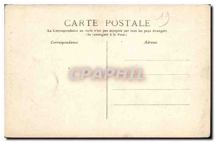 CPA Correze Gimel La Primiere Chote  — Rückseite