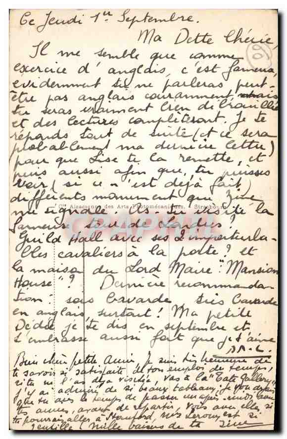 CPA Compiegne Le Chateau et les Terrasses  — Rückseite