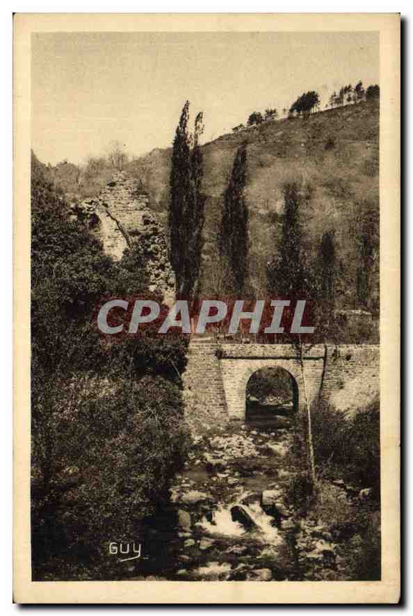 Aubazine (Corrèze) — Vallée du Coyroux et les ruines de l'Abbaye — Édition d'Art Gouton, Brive