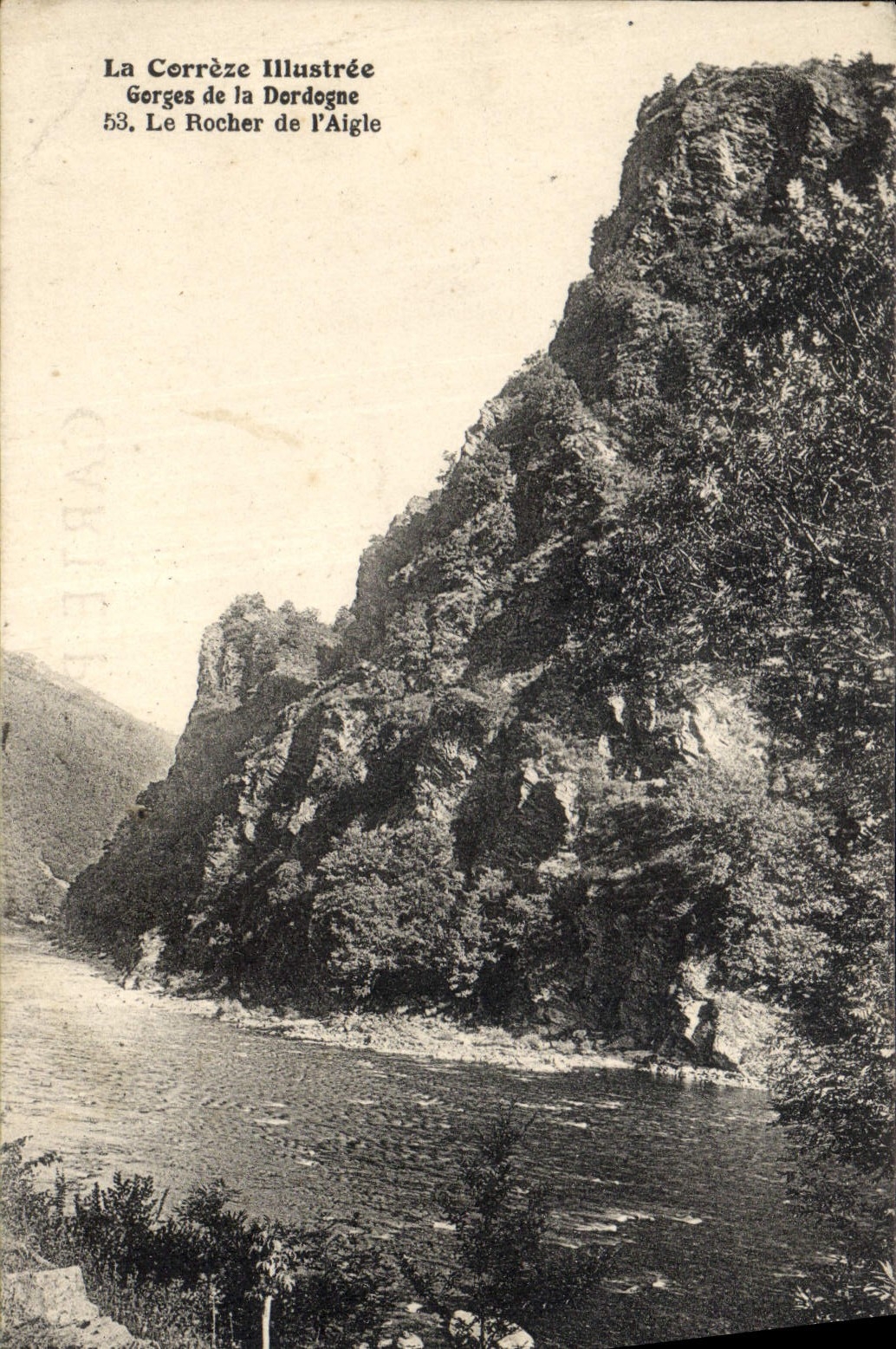 CPA La Correze Illustree Gorges de la Dordogne 