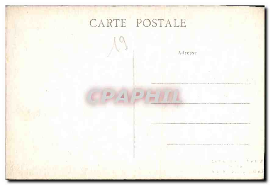 CPA La Roche Canillac Correze Le Doustre aux Rocbains  — Rückseite